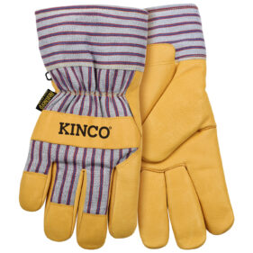 Kinco 1927 Lined Premium Grain Pigskin Palm with Safety Cuff