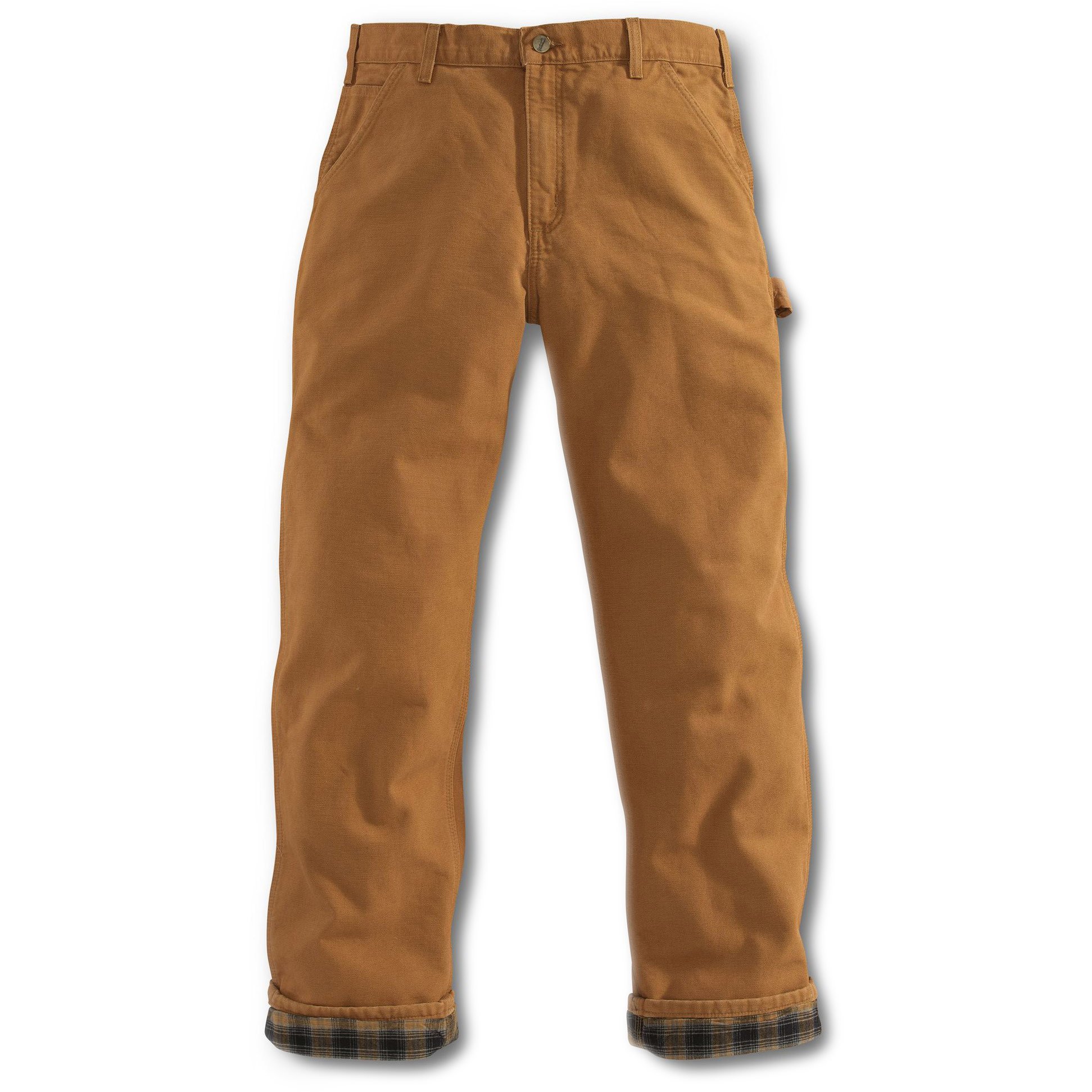 Men's Carhartt Flannel Lined Pants Work Dungaree - H.N. Williams