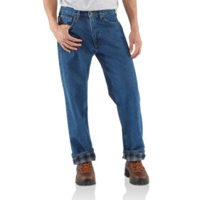 Men's Carhartt Relaxed Fit Flannel Lined Jeans
