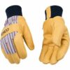 Kinco 1927KW Lined Pigskin Gloves with Knit Wrist