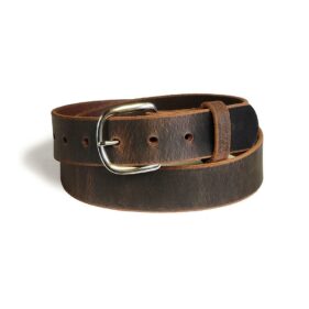 Amish Leather Belt Faded Brown