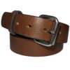 Amish Full Grain Leather Belt, Dark Brown