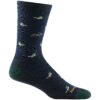 Men's Darn Tough Duck Duck Moose Crew Lightweight Lifestyle Sock Eclipse