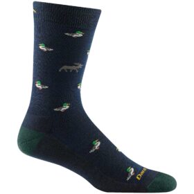 Men's Darn Tough Duck Duck Moose Crew Lightweight Lifestyle Sock Eclipse
