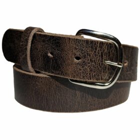 Amish Leather Belt, Antique Chocolate Brown