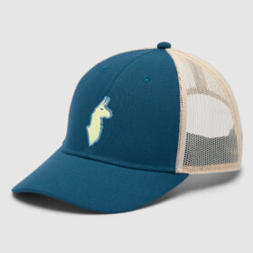 cotopaxi llama trucker hat