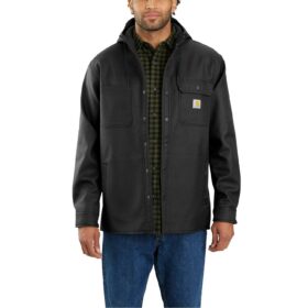 CARHARTT RAIN DEFENDER HEAVYWEIGHT HOODED SHIRT JAC