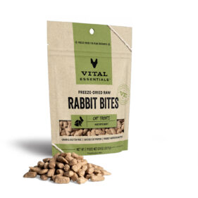 Vital Essentials Freeze-Dried Rabbit Bites Cat Treats 0.9oz
