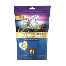 Zignature Soft Moist Trout Treats For Dogs -4oz