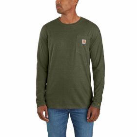 MEN'S CARHARTT FORCE RELAXED FIT LONG-SLEEVE POCKET T-SHIRT