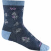 Wide Open Womens Foliage Lightweight Micro Crew Socks