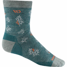 WIDE OPEN WOMENS FOLIAGE LIGHTWEIGHT MICRO CREW SOCKS