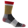 Darn Tough Men's Heady Stripe Micro Crew Lightweight Hiking Sock - Ash, LG