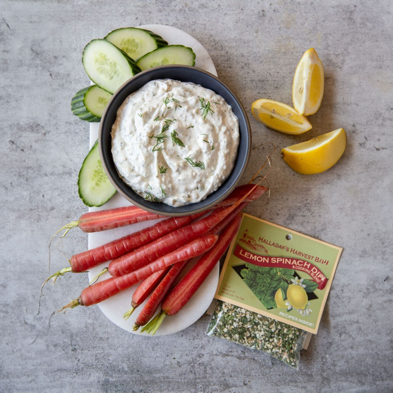 Lemon Spinach Dip
