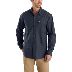 Men's Carhartt Rugged Flex Relaxed Fit Midweight Canvas Long-Sleeve Shirt