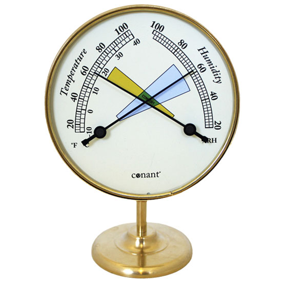Vermont Comfortmeter Living Finish Brass