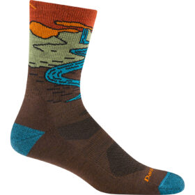 Darn Tough Men's Chasing Waterfalls Micro Crew Lightweight Hiking Sock