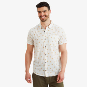 Men's Sherpa Newar Peacock Short Sleeve Shirt