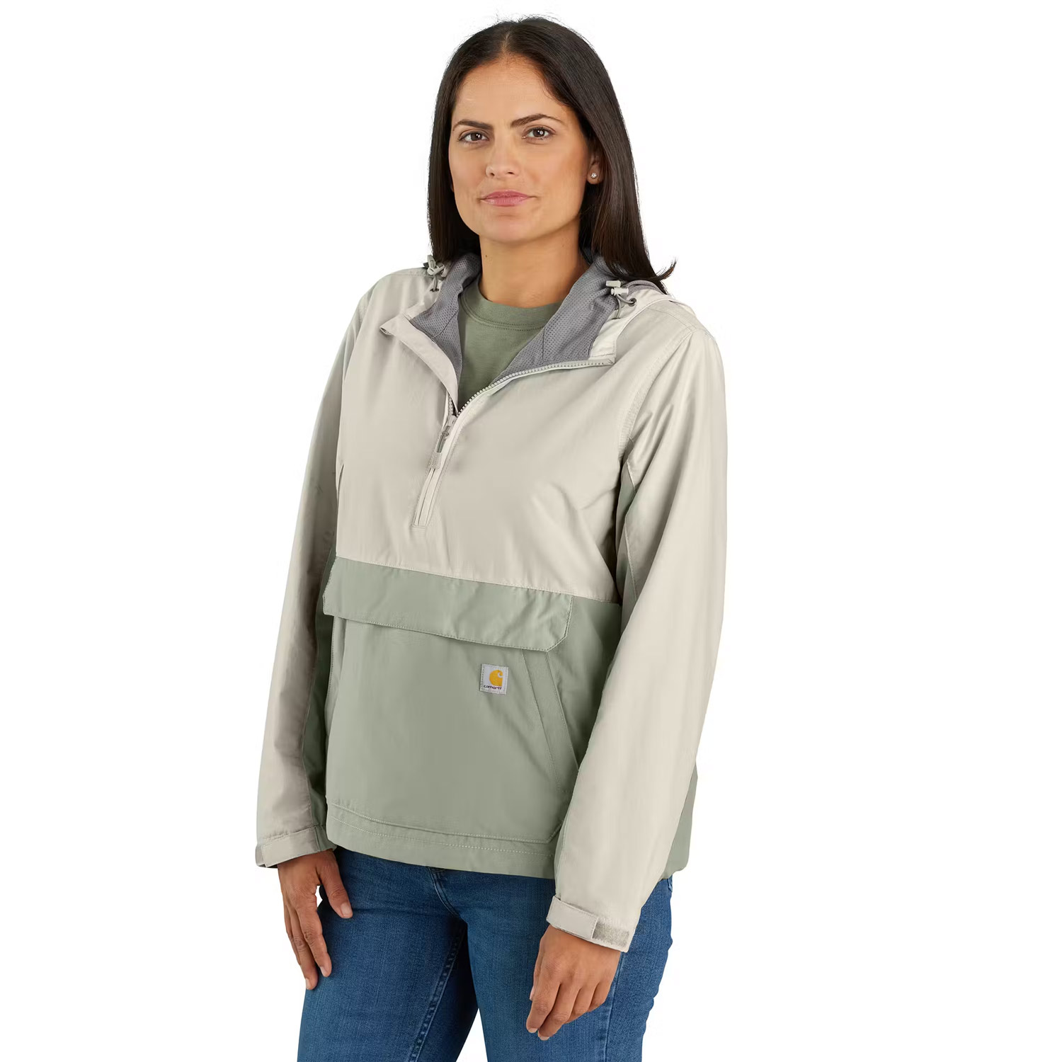 Women's Carhartt Rain Defender Loose Fit Lightweight Packable Anorak - 1 Warm Rating