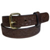 Amish Leather Belt Eagle Slim