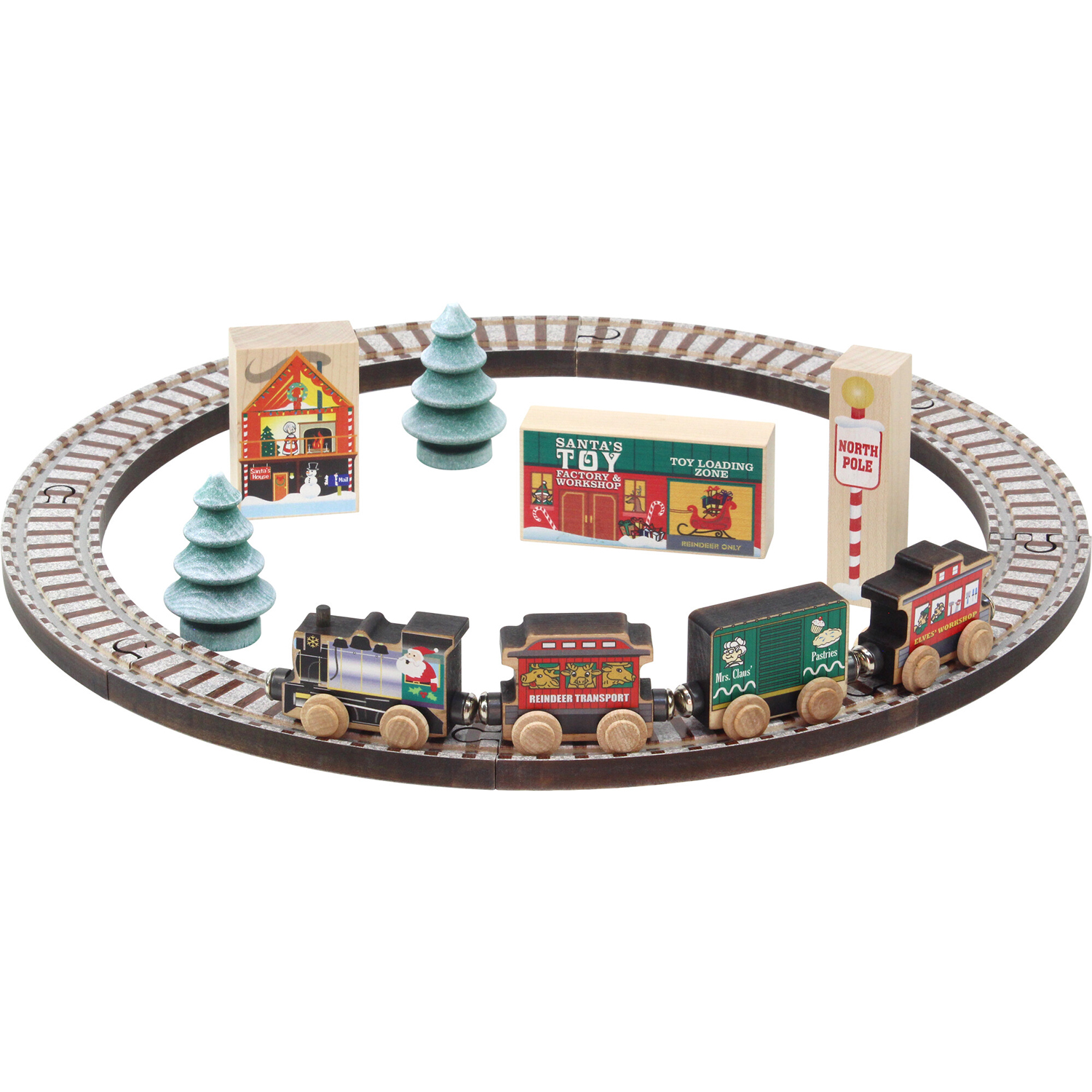 Maple Landmark NameTrains North Pole Village Railway Set