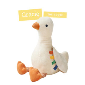 Itzy Ritzy Gracie the Goose Sweetie Snuggles Plush