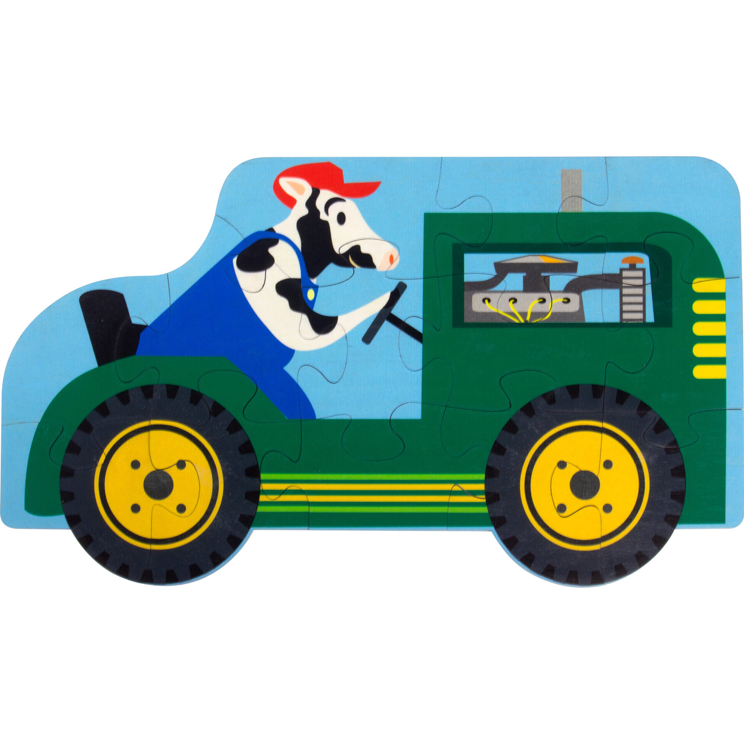 Maple Landmark Tractor Jigsaw Puzzle