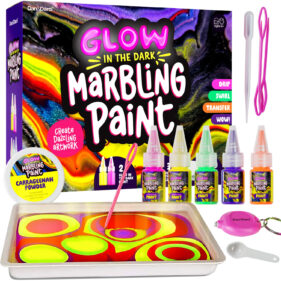 Dan & Darci Glow in the Dark Marble Paint Kit For Kids