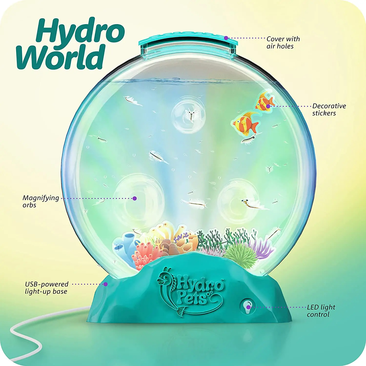Dan & Darci Hydropets Live Sea Pets Habitat Kit - Image 2