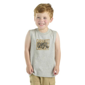 Carhartt Toddler Boy's Sleeveless Graphic Tractor T-Shirt