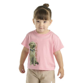 Carhartt Toddler Girls' Short Sleeve Dog T-Shirt