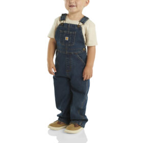 Carhartt Kids' Washed Denim Bib Overalls Infant/Toddler