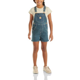 Carhartt Girls' Rugged Flex Denim Shortall