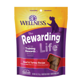 Wellness Rewarding Life Beef and Turkey Dog Treat 6oz