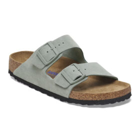 Birkenstock Arizona Soft Footbed Suede Leather - Pure Sage