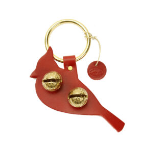 New England Bells Designer Door Chimes Red Cardinal