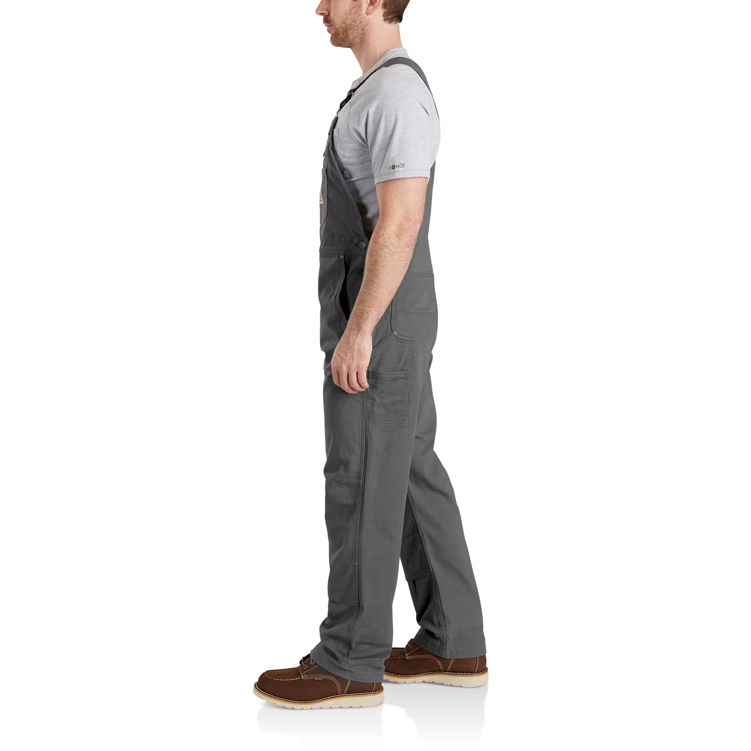 Men's Carhartt Rugged Flex Relaxed Fit Canvas Bib Overall - Image 4