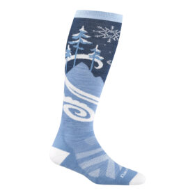 Darn Tough Women's Swirlwind Over-the-Calf Lightweight Ski & Snowboard Socks