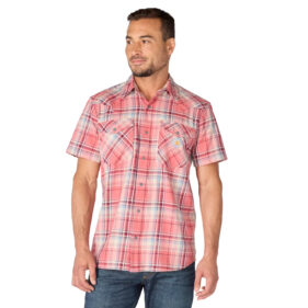 Men's Carhartt Montana Bozeman Relaxed Short Sleeve Plaid Shirt