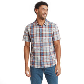 Men's Sherpa Jampa Plaid Short Sleeve Shirt