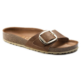 Birkenstock Madrid Big Buckle Oiled Leather Sandals