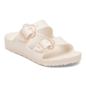 Birkenstock Kids Arizona Flowers Sandals - Eggshell