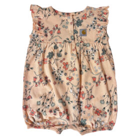 Carhartt Infant Sleeveless Floral Print Romper