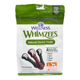 Wellness Whimzees Brushzees Toothbrush Dental Chew 12.7oz