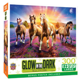 MasterPieces 300 Piece Glow in the Dark EZ Grip Jigsaw Puzzles