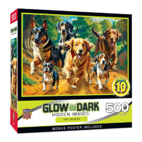 MasterPieces 500 Piece Glow in the Dark Hidden Images Jigsaw Puzzles