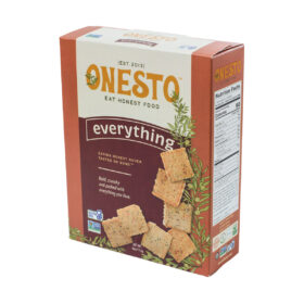 Onesto Gluten-Free Everything Crackers