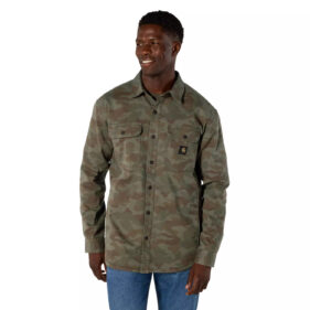 Men's Carhartt Rugged Flex Relaxed Fit Canvas Fleece-Lined Shirt Jac