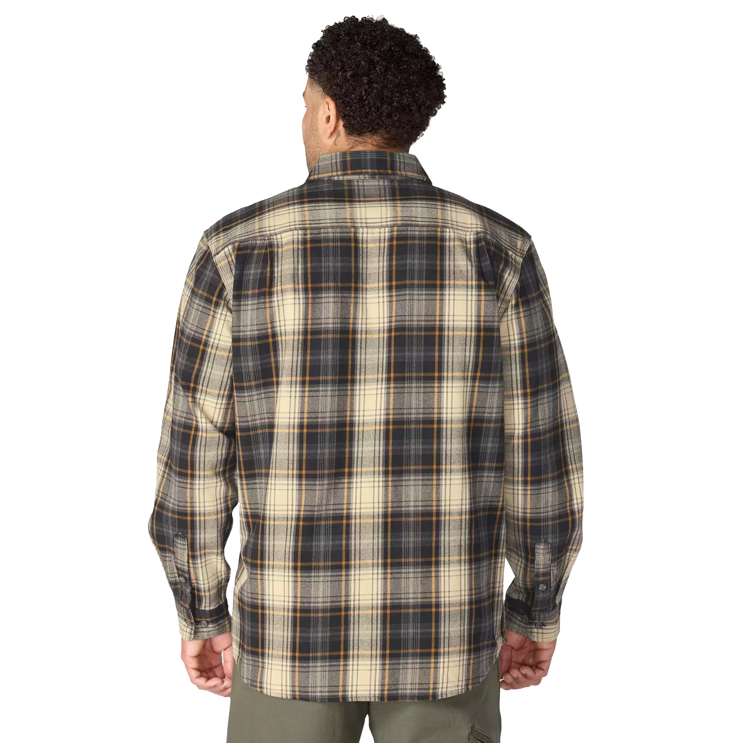Men's Carhartt Hubbard Loose Long Sleeve Plaid Shirt - Image 3