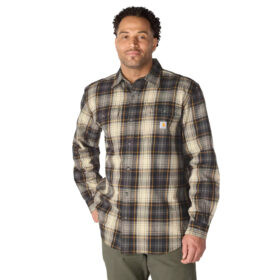 Men's Carhartt Hubbard Loose Long Sleeve Plaid Shirt
